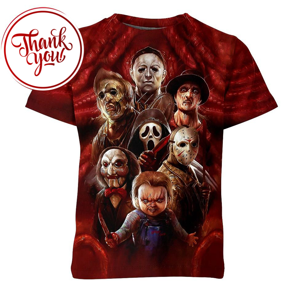 Killers - Horror Movie 3D Print Unisex T-Shirt