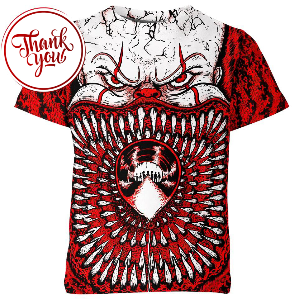 Lost in Rave Pennywise 3D Print Unisex T-Shirt