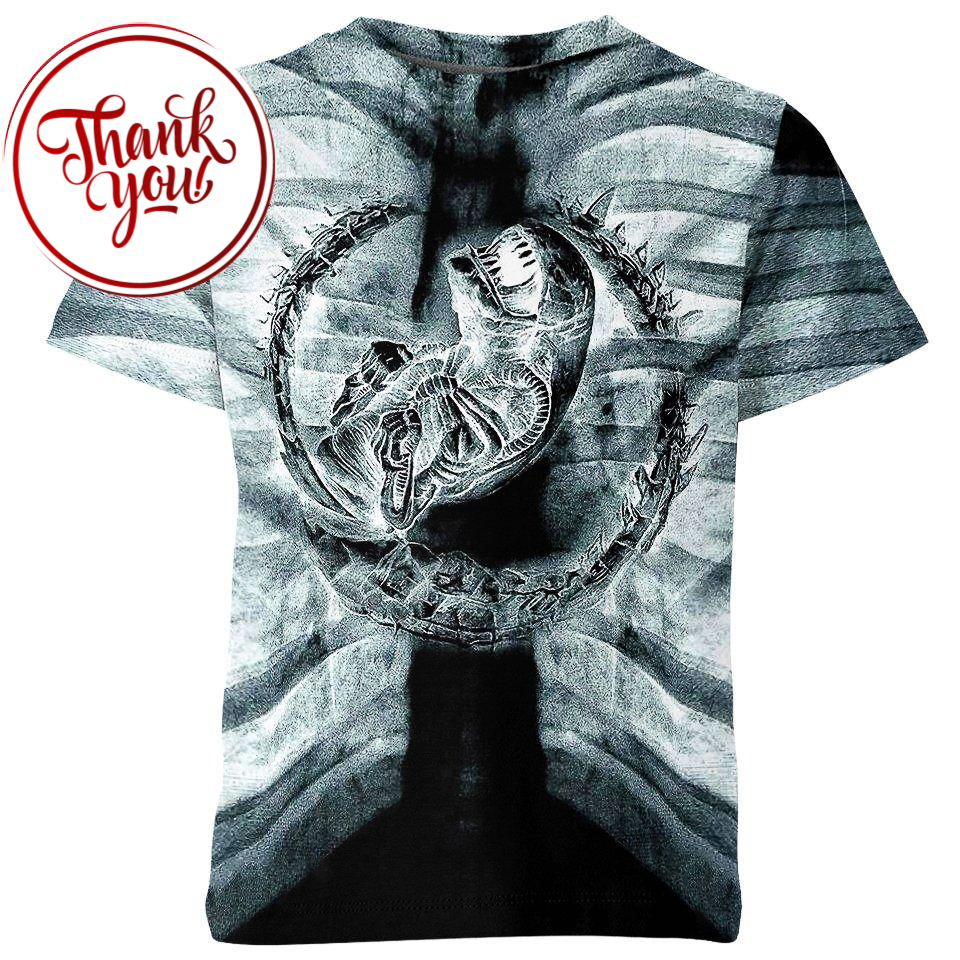 Fetus Alien 3D Print Unisex T-Shirt