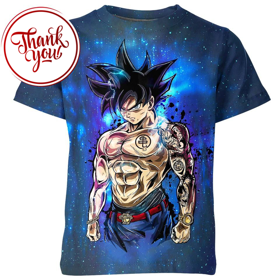 Ultra Instinct Son Goku 3D Print Unisex T-Shirt