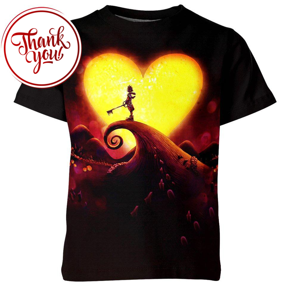 Sora in Halloween Town - Kingdom Hearts 3D Print Unisex T-Shirt