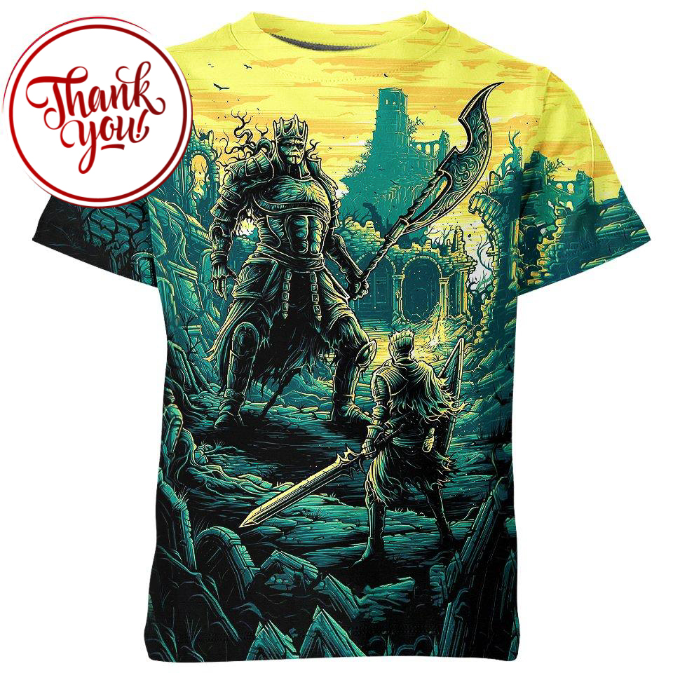 Dark Souls 3D Print Unisex T-Shirt