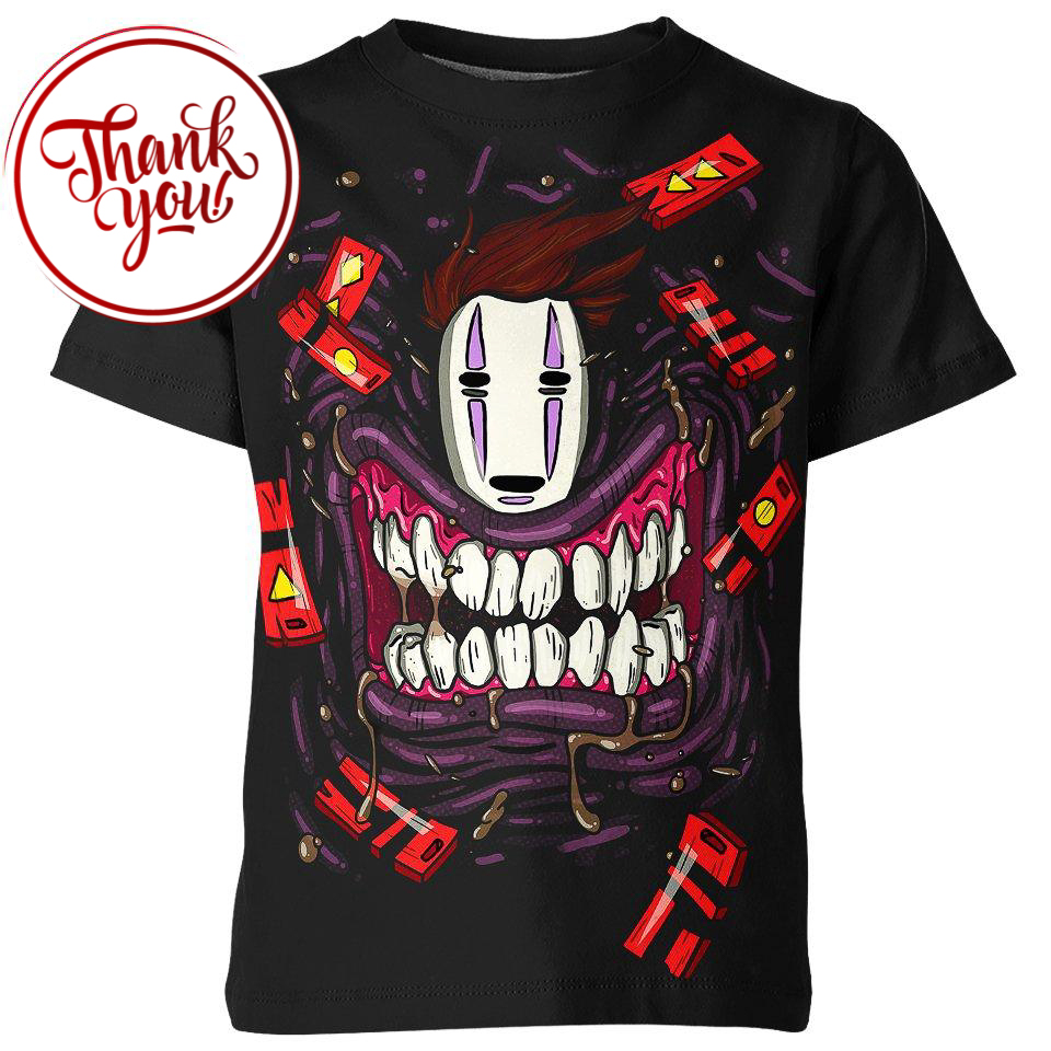 Mouth No Face 3D Print Unisex T-Shirt