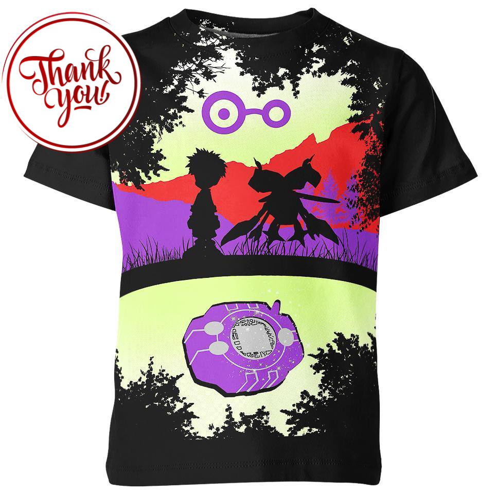 Tentomon Digimon Anime 3D Print Unisex T-Shirt