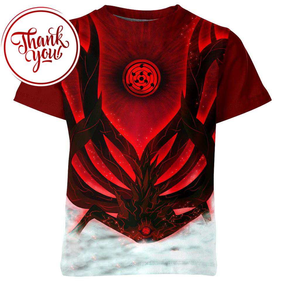 The Ten-tails Naruto 3D Print Unisex T-Shirt