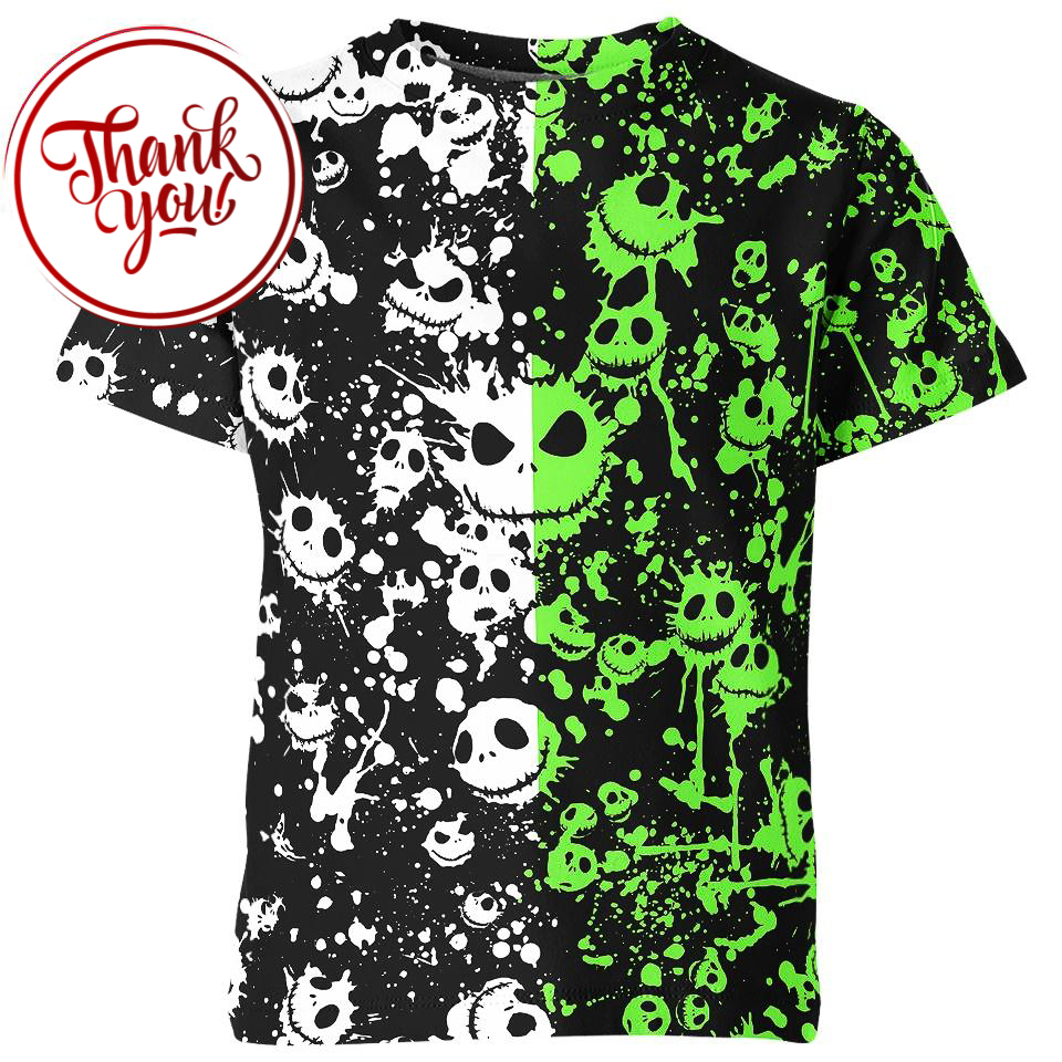 King of Halloween - Jack Skellington 3D Print Unisex T-Shirt