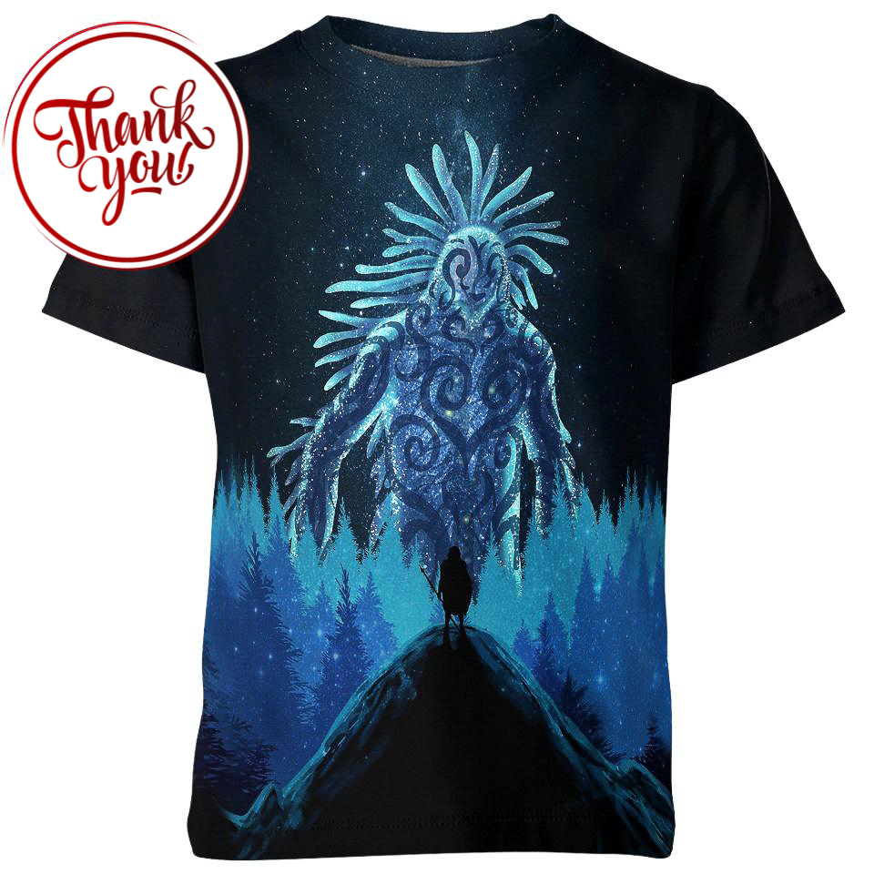 The Forest Spirit - Studio Ghibli 3D Print Unisex T-Shirt