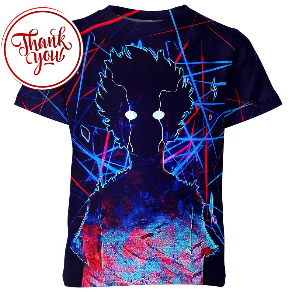 Mob Psycho Anime 3D Print Unisex T-Shirt