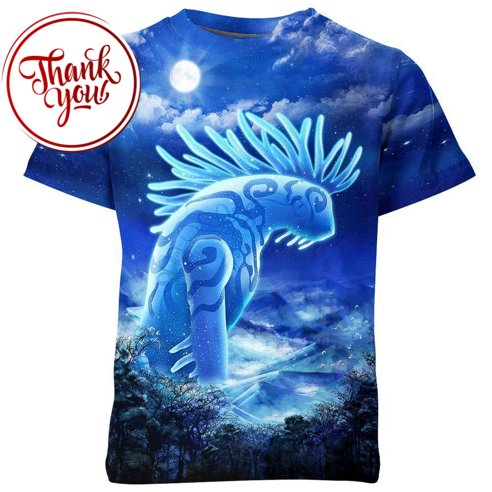 Deer God Mononoke - Studio Ghibli 3D Print Unisex T-Shirt