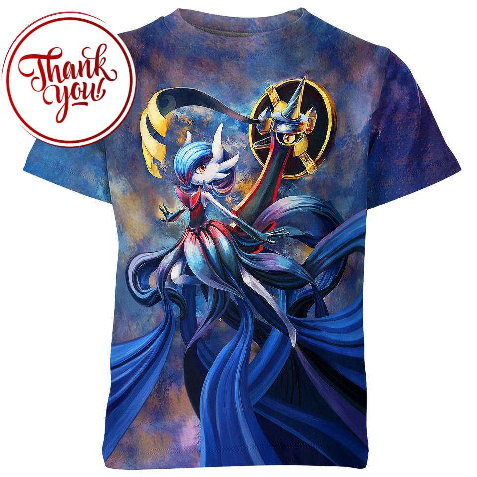 Gardevoir Pokemon 3D Print Unisex T-Shirt