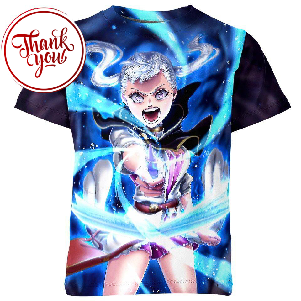 Noelle Black Clover 3D Print Unisex T-Shirt