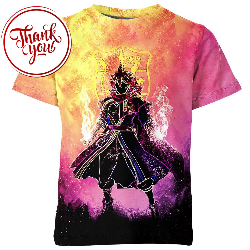 Mereoleona Vermillion Black Clover 3D Print Unisex T-Shirt