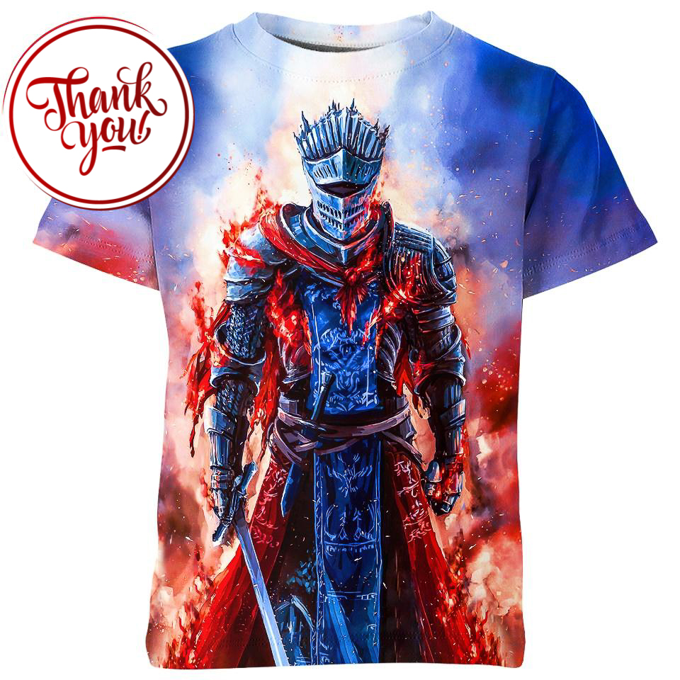Soul of Cinder - Dark Souls 3D Print Unisex T-Shirt