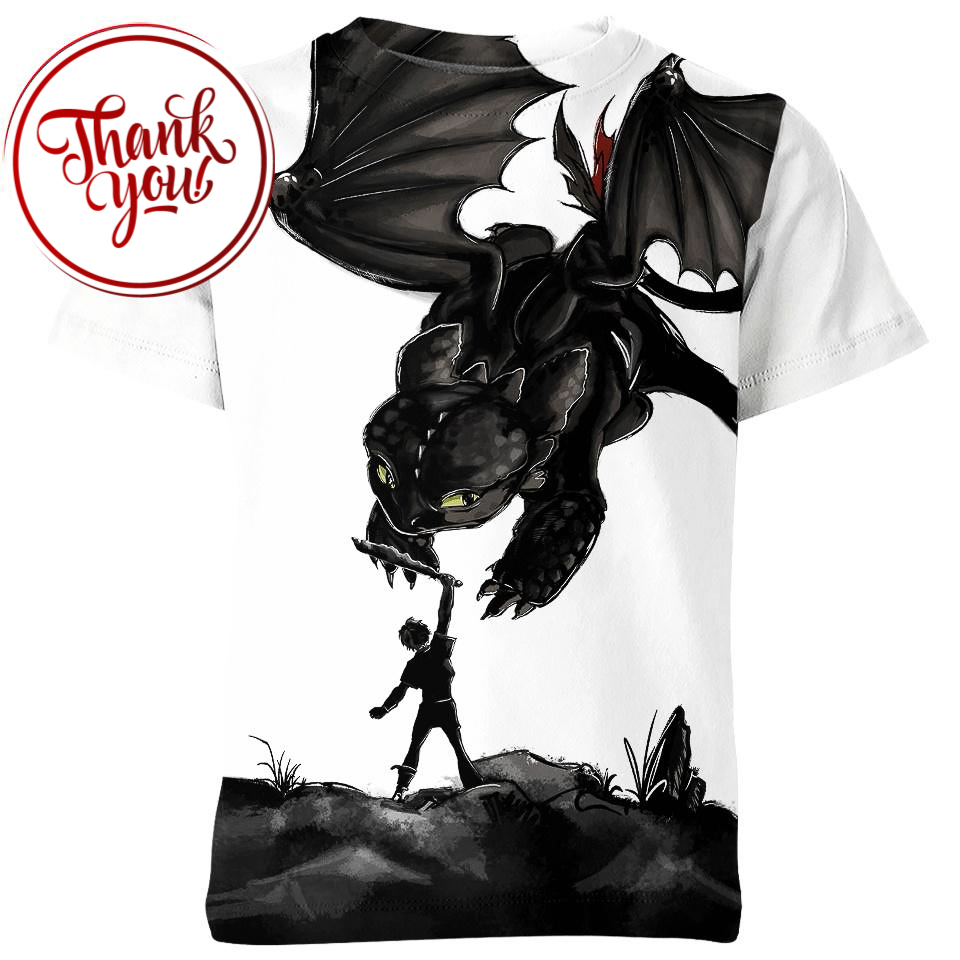 The Closest Companion Toothless 3D Print Unisex T-Shirt