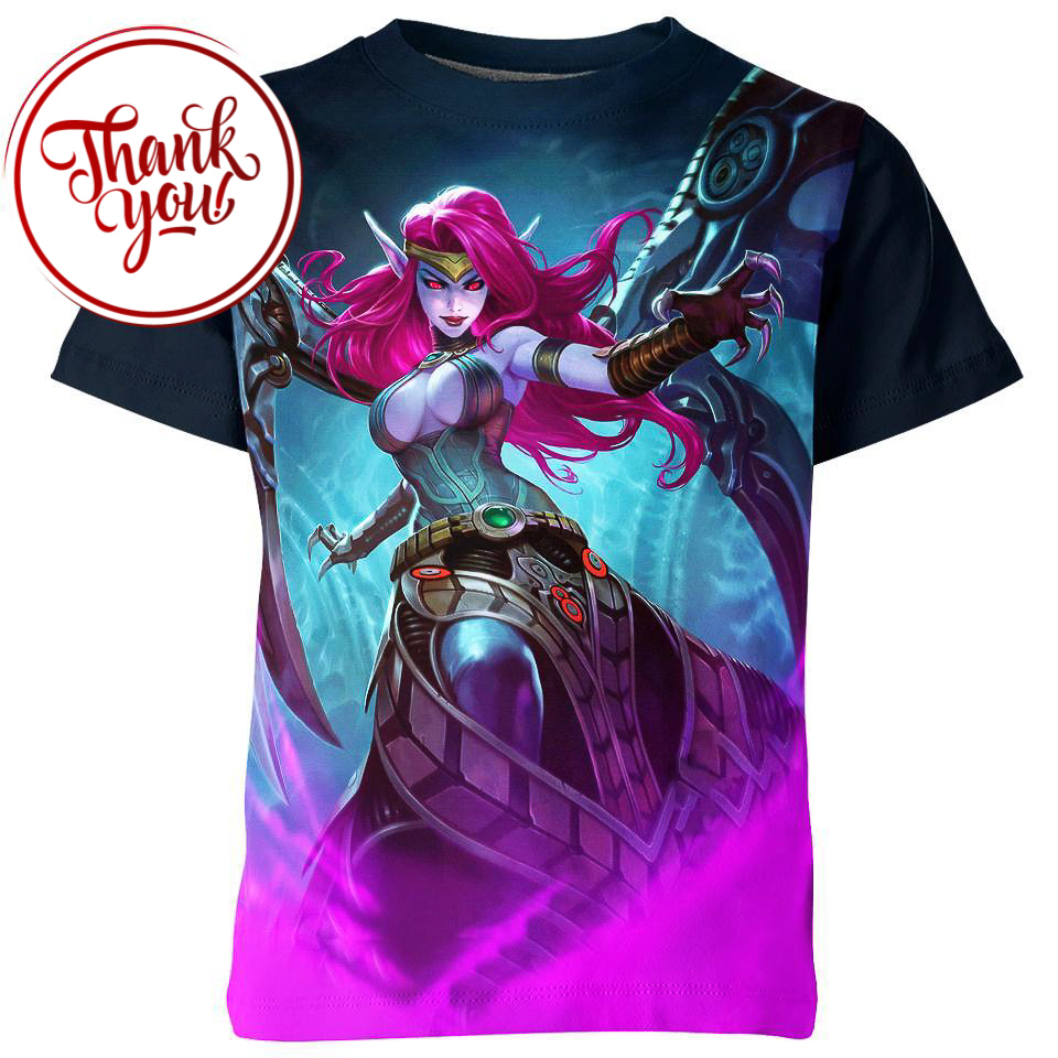 Morgana League Of Legends 3D Print Unisex T-Shirt