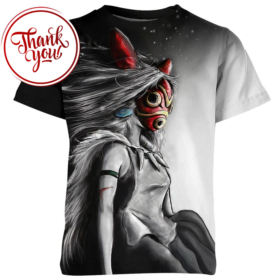 The Forest Princess - Princess Mononoke 3D Print Unisex T-Shirt