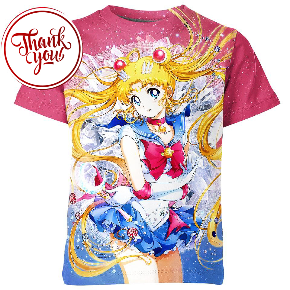 The Pretty Guardian - Sailor Moon 3D Print Unisex T-Shirt