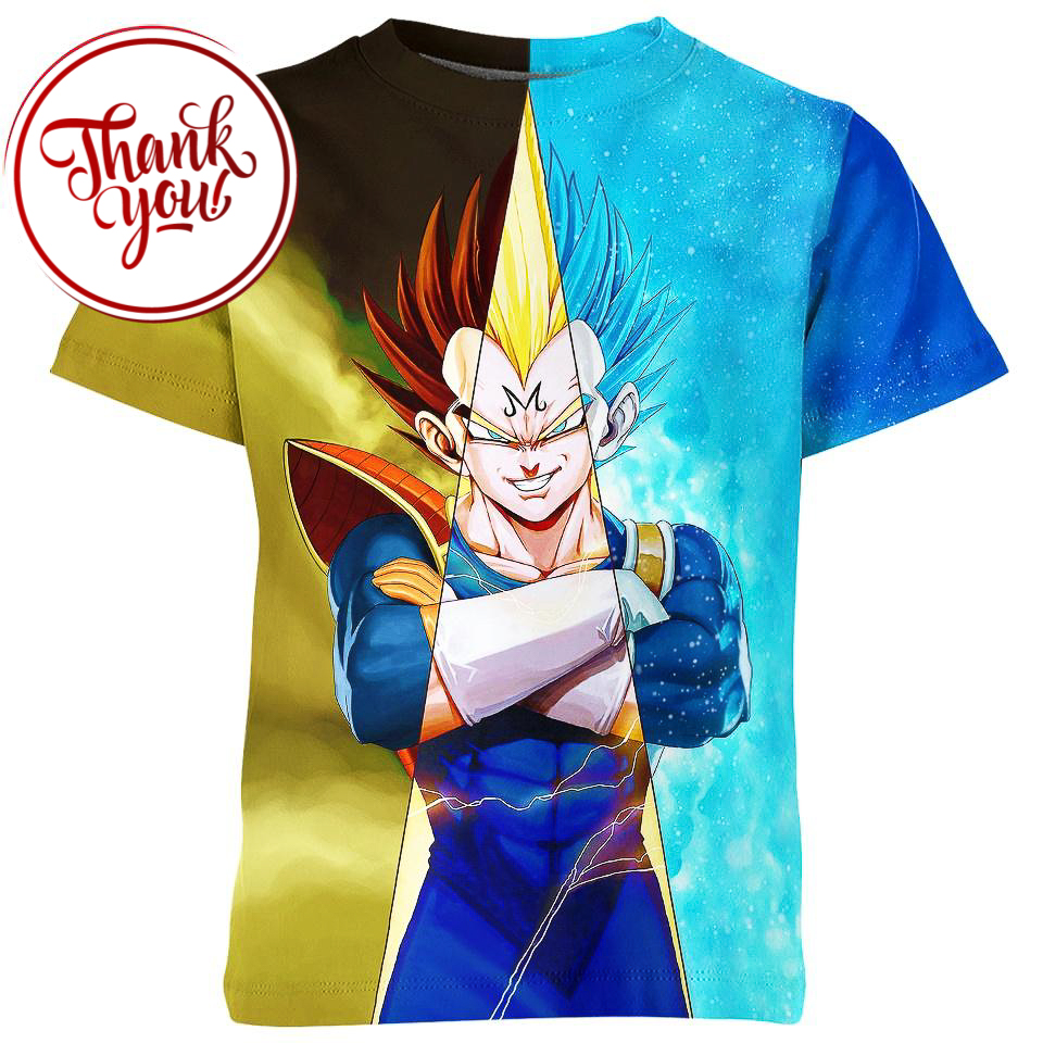 Pieces of Vegeta 3D Print Unisex T-Shirt