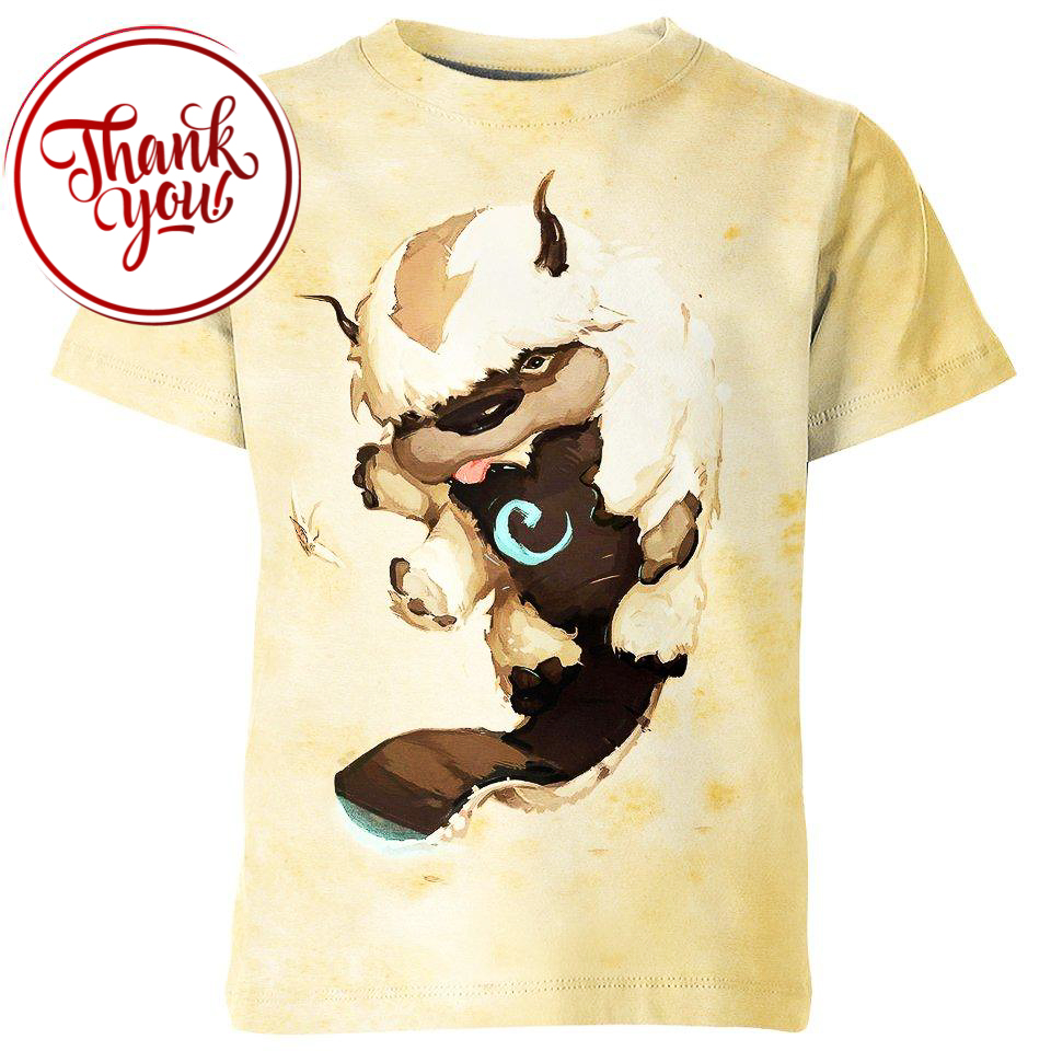 Avatar The Last Airbender Appa 3D Print Unisex T-Shirt