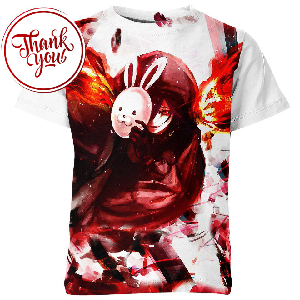 Touka Kirishima - Tokyo Ghoul 3D Print Unisex T-Shirt