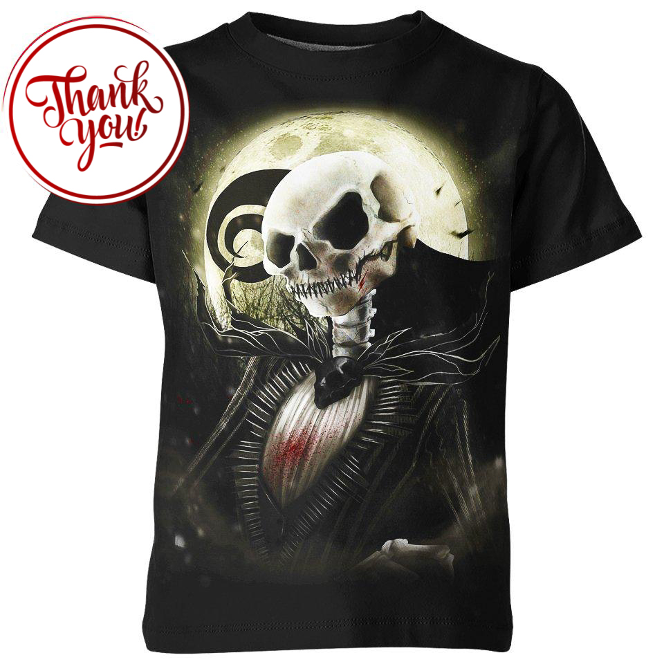 Halloween Night - Jack Skellington 3D Print Unisex T-Shirt