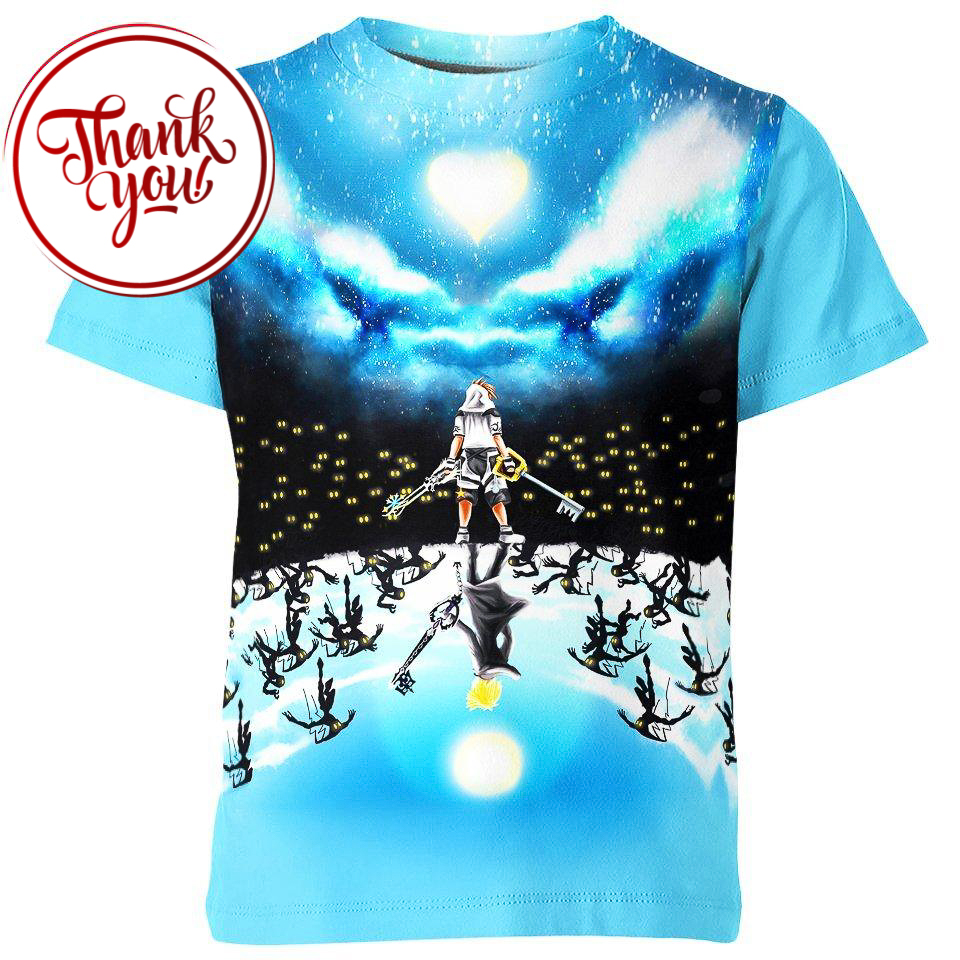 Reflect Kingdom Hearts 3D Print Unisex T-Shirt