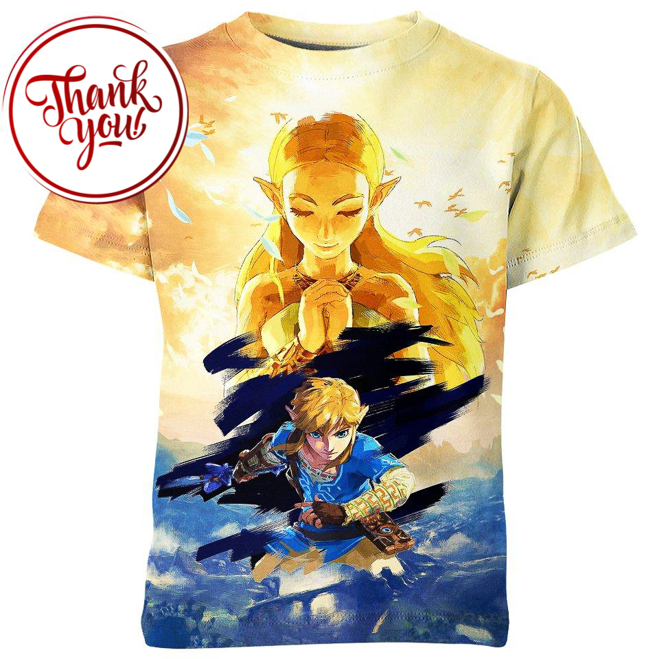Princess Zelda 3D Print Unisex T-Shirt