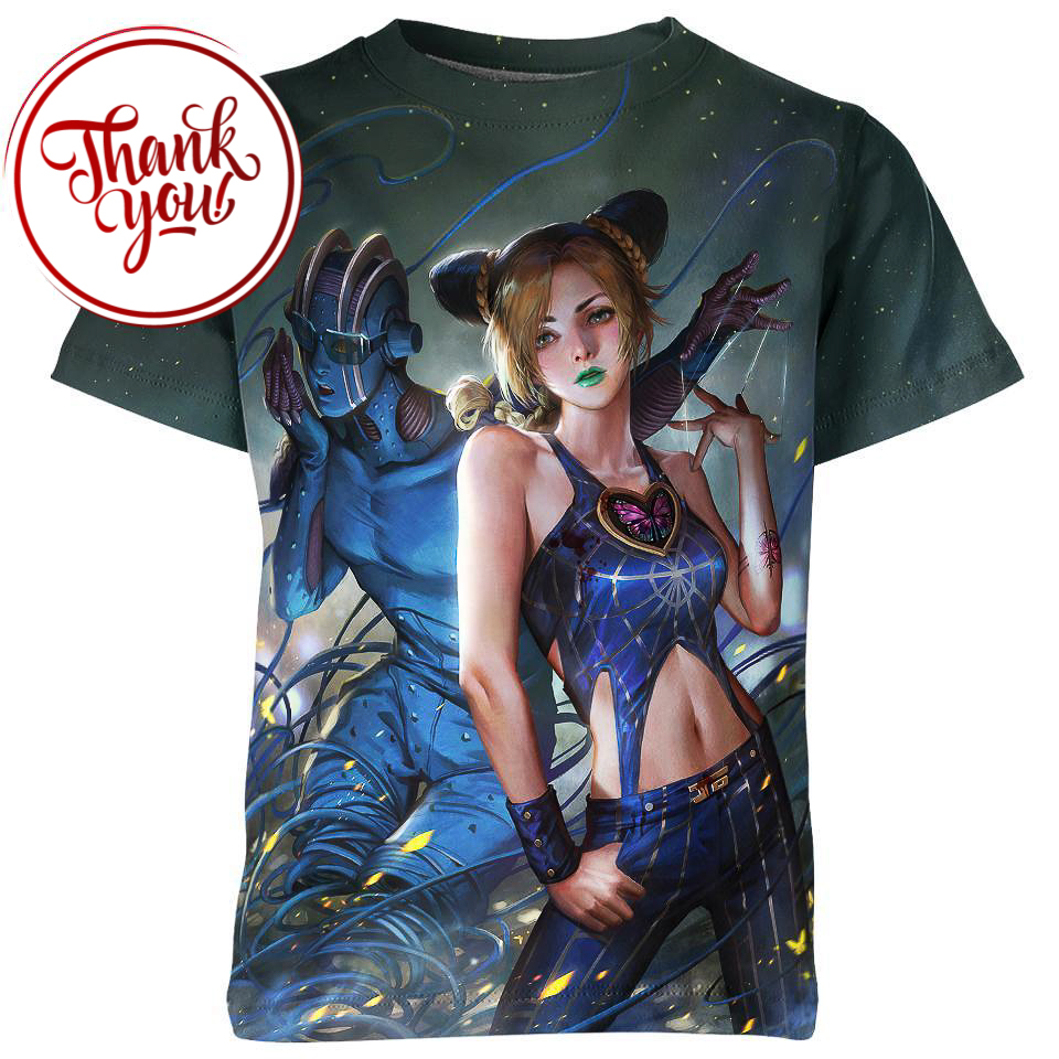 Jolyne Cujoh - Jojos 3D Print Unisex T-Shirt