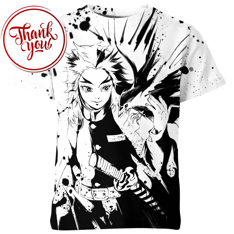 Honorable Warrior Rengoku 3D Print Unisex T-Shirt