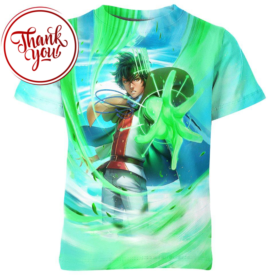Spirit Dive Yuno Black Clover 3D Print Unisex T-Shirt