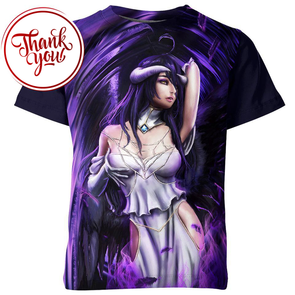 The Only Albedo Overlord Anime 3D Print Unisex T-Shirt
