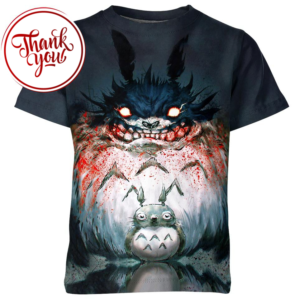 Beast Mode On - Totoro 3D Print Unisex T-Shirt