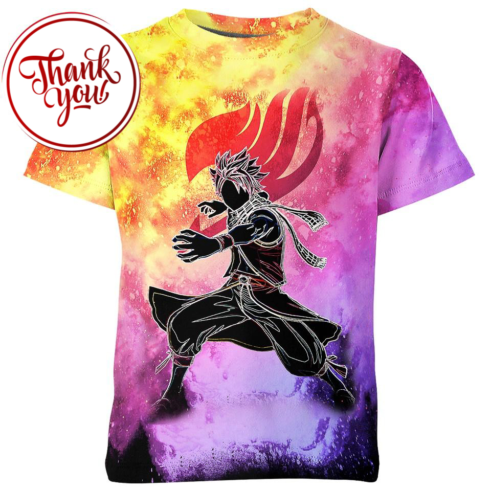 Soul Of The Salamander - Natsu Fairy Tail 3D Print Unisex T-Shirt