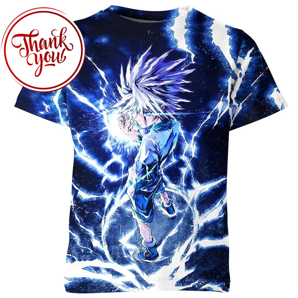 KILLUA 3D Print Unisex T-Shirt