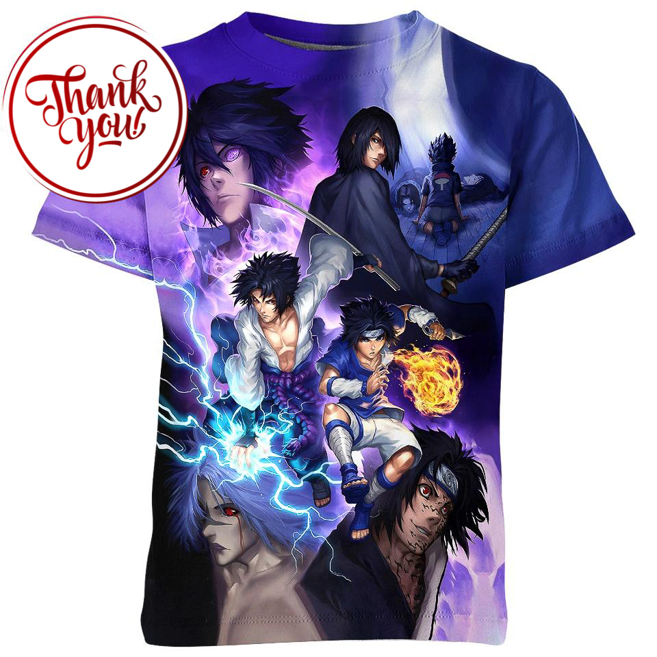 Story of Sasuke 3D Print Unisex T-Shirt