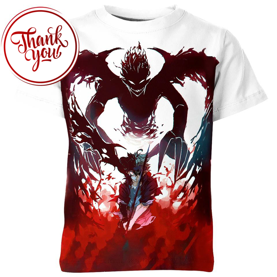 Anti Magic Spell Black Clover 3D Print Unisex T-Shirt