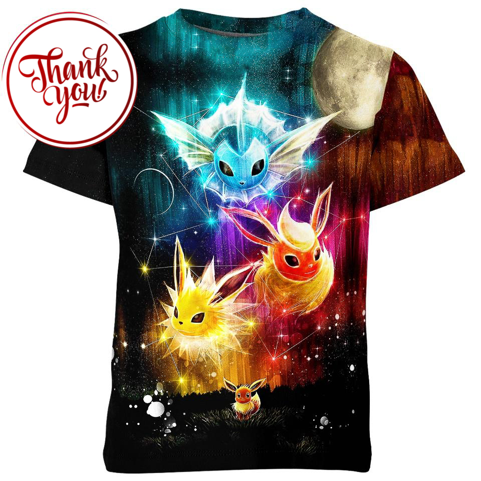 Evolution Eevee 3D Print Unisex T-Shirt