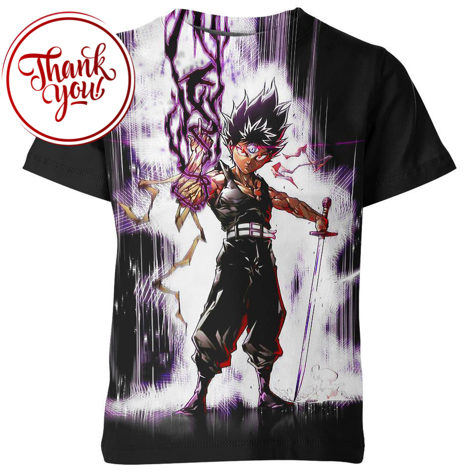 HIEI Yu Yu Hakusho 3D Print Unisex T-Shirt