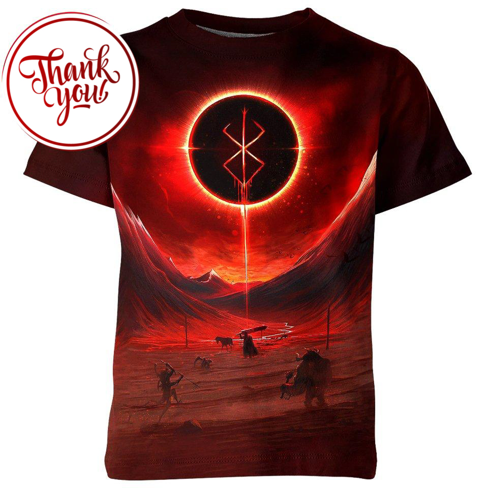 Brand of Sacrifice - Berserk 3D Print Unisex T-Shirt