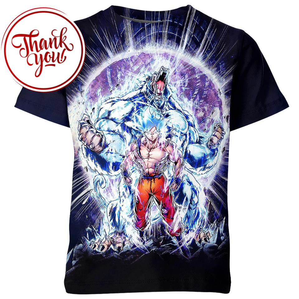 Mastered Instinct Goku 3D Print Unisex T-Shirt