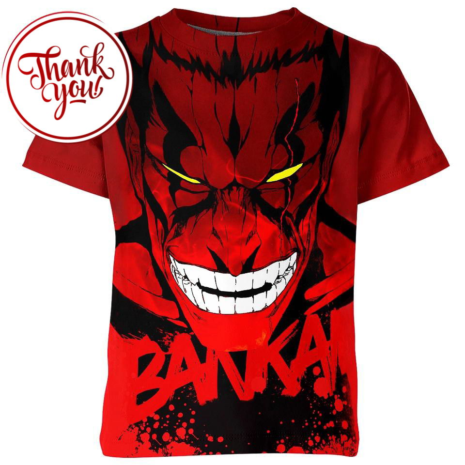 Kenpachi Zaraki Bleach 3D Print Unisex T-Shirt