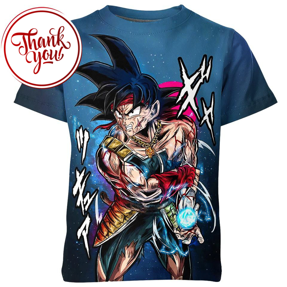 Bardock Dragon Ball 3D Print Unisex T-Shirt