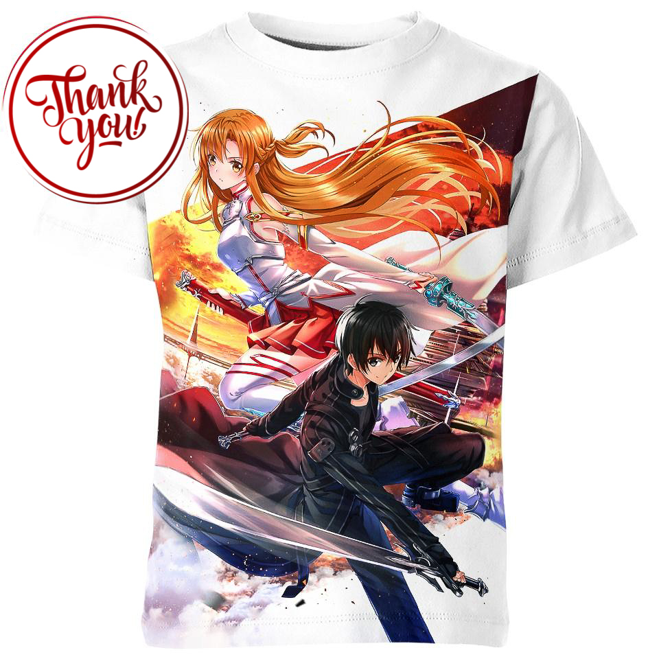 Fairy Dance Sword Art Online 3D Print Unisex T-Shirt