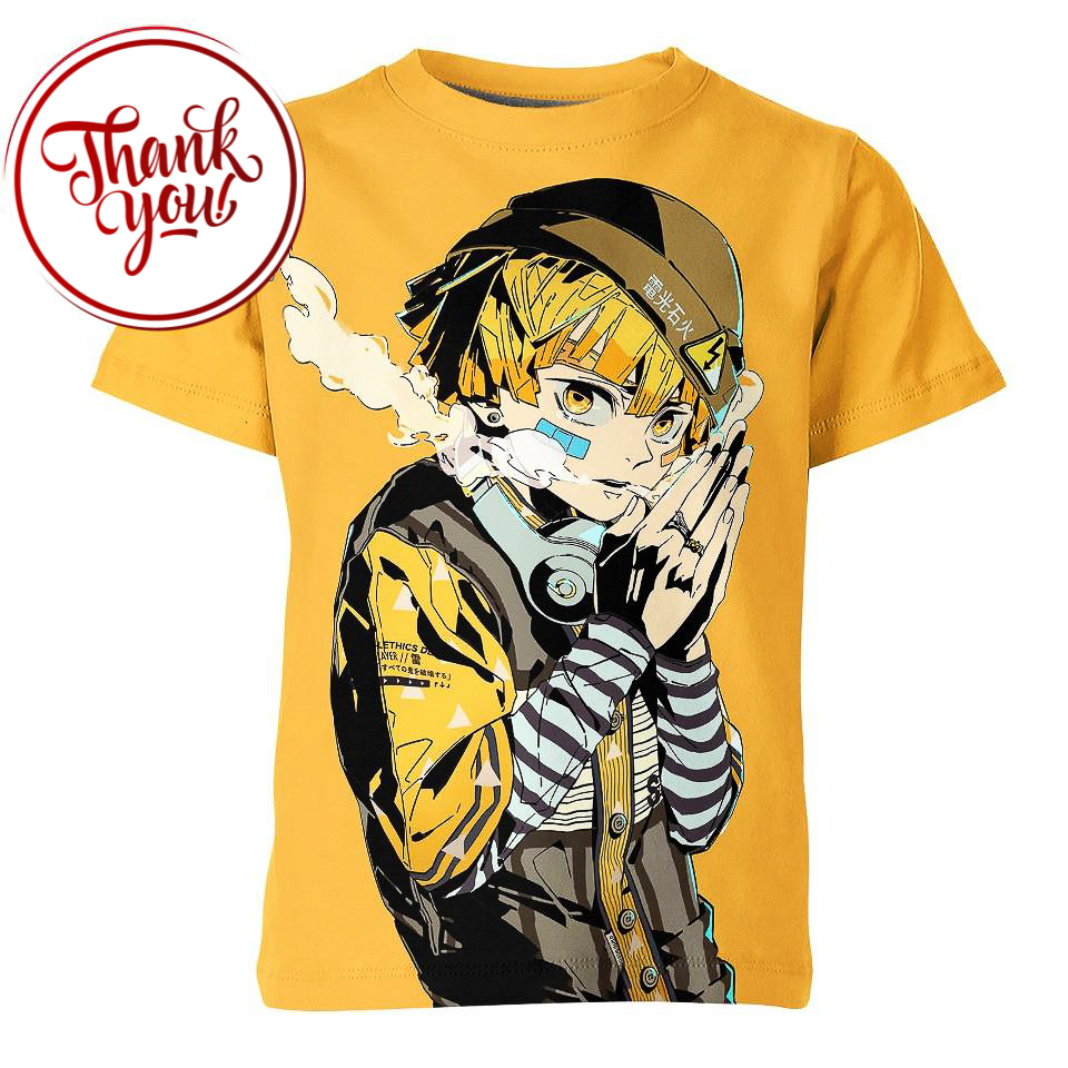 Flexible Reflex Agatsuma Zenitsu 3D Print Unisex T-Shirt