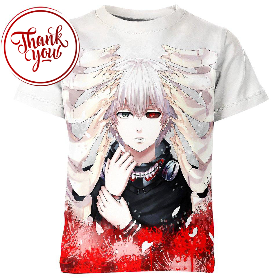 Nameless King - Ken Kaneki 3D Print Unisex T-Shirt
