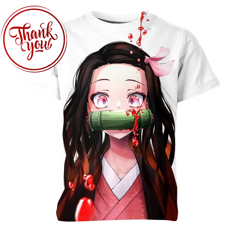 Blood Demon - Nezuko 3D Print Unisex T-Shirt
