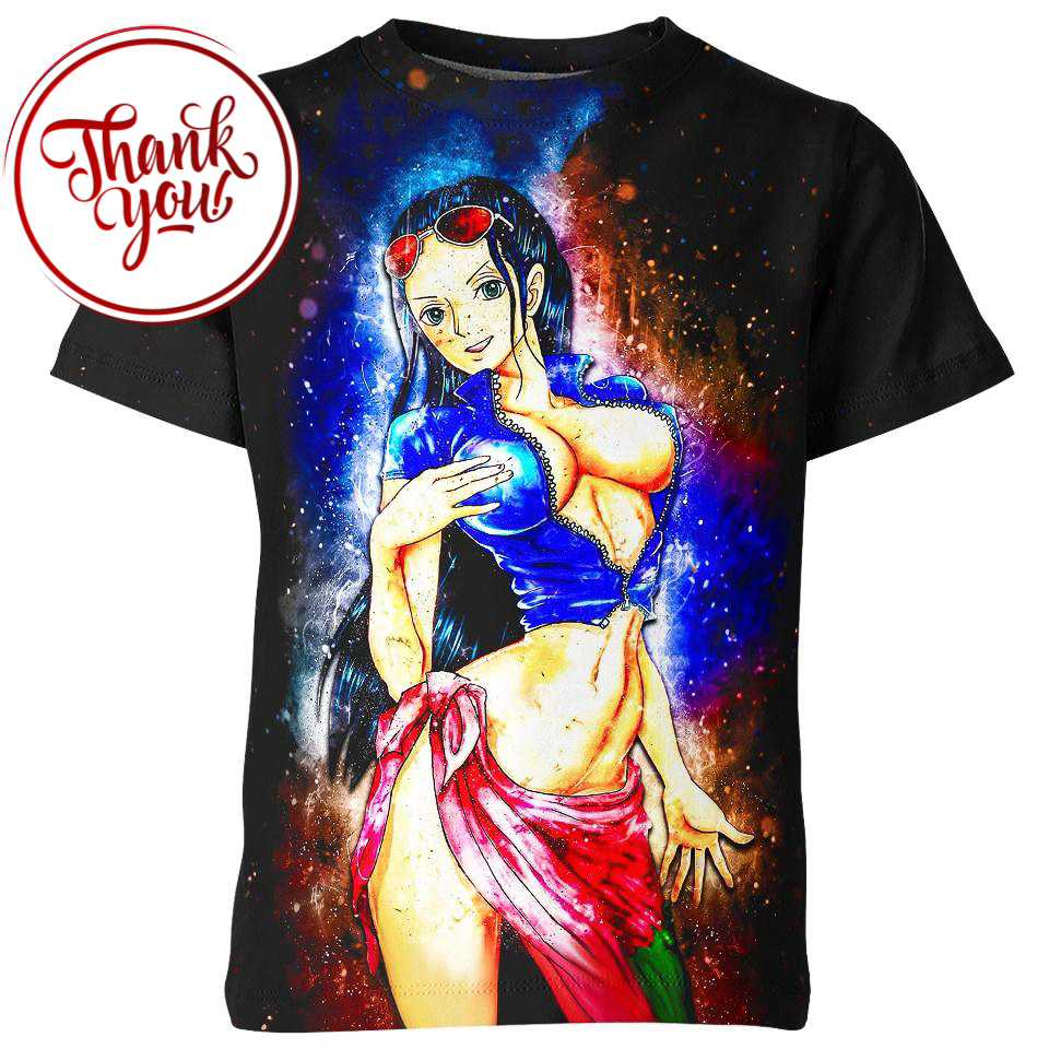 Miss Nico Robin One Piece 3D Print Unisex T-Shirt