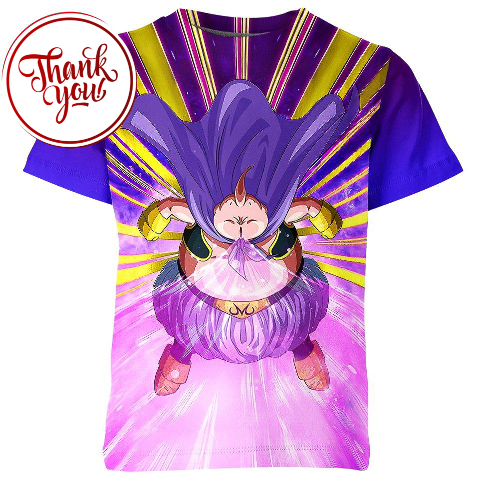 Dragon Ball Majin Buu 3D Print Unisex T-Shirt