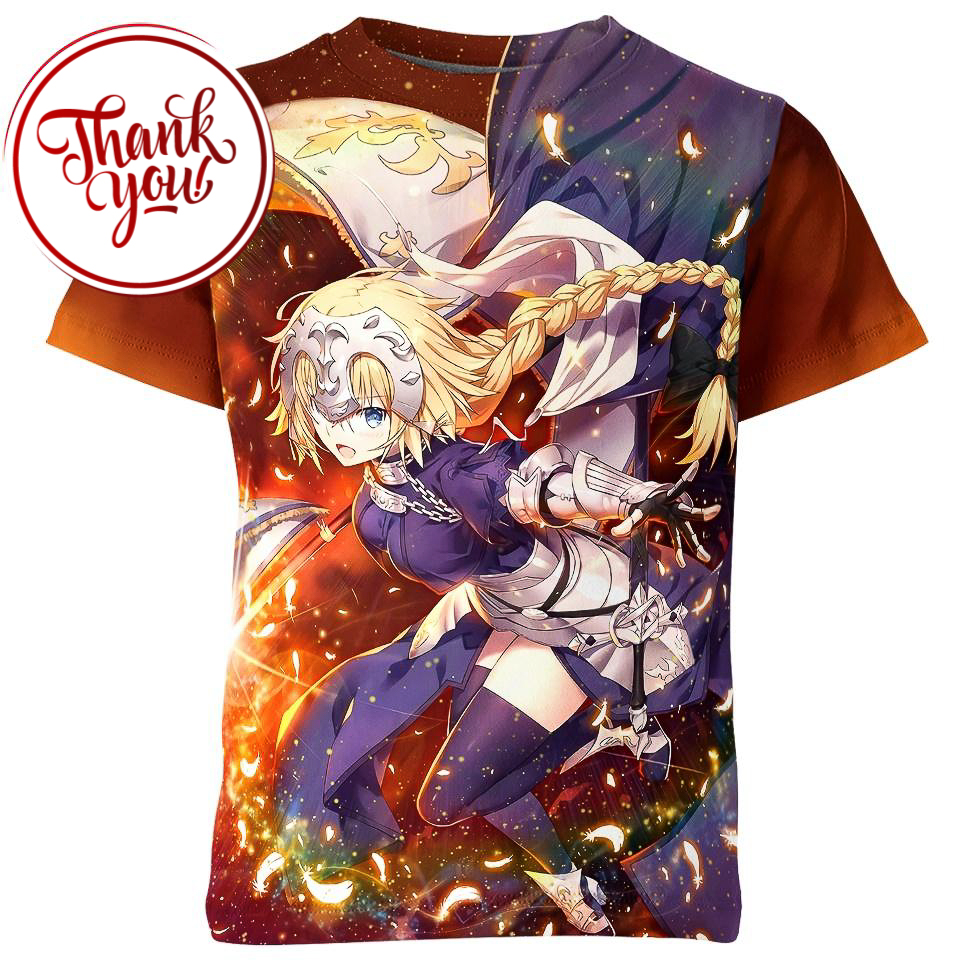 Saint of Orleans Fate Anime 3D Print Unisex T-Shirt