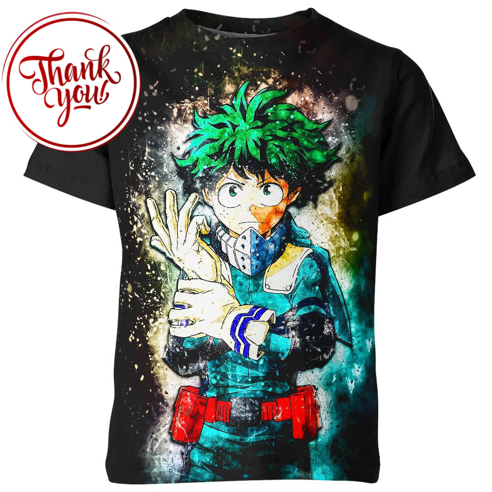 My Hero Academia Izuku Midoriya Deku 3D Print Unisex T-Shirt